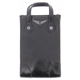 Zadig & Voltaire Phone Case Black Leather