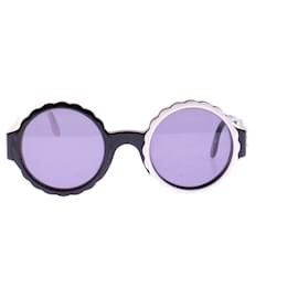 Chanel Sonnenbrille Lila Kunststoff