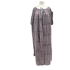 Laurence Bras Kleid aus Baumwolle Violett Größe 38