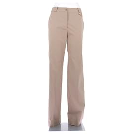 Pantaloni Dior beige in cotone Taglia 42