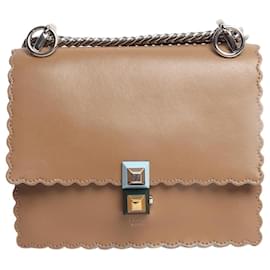 Fendi Borsa in pelle Kan I marrone