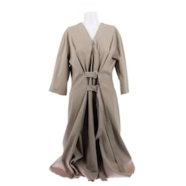 Vestido Loewe de algodón beige