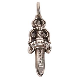 Chrome Hearts Pendente a forma di pugnale in argento