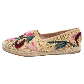 Ermanno Scervino Espadrilles mit neutralem Blumenmuster - Größe EU 39