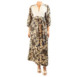 Autre Marque Maxikleid mit Mehrfarben-Print - Größe L