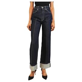 Jeans indigo con risvolto - taglia UK 6 - Ulla Johnson