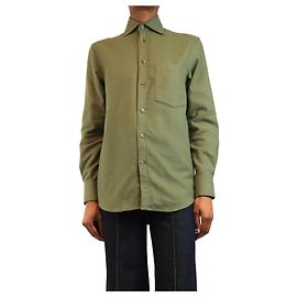 Autre Marque Camisa The Boyfriend verde - tamanho UK 6