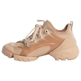 Dior Neutral D-connect Trainer - Größe EU 37.5 (UK 4.5)