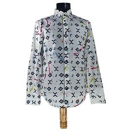 Versace Jeans Couture Versace Jeans Hemd Weiß mit Grafikprint