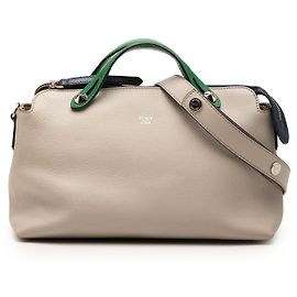 Borsa Fendi Beige Medium Tricolor Leather By The Way