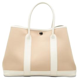 Hermès Beige Toile and Negonda Garden Party 30