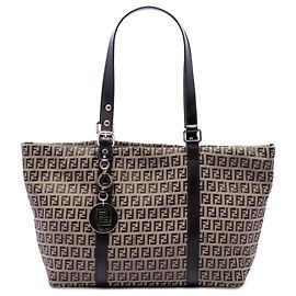 Tote Superstar in tela Zucchino beige Fendi