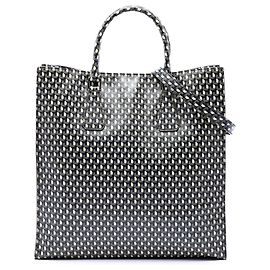 Tote Shopping Prada Black Saffiano Stampato
