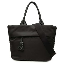 Bolso Satchel Reversible en Tessuto Marrón Prada