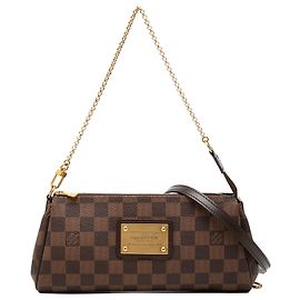 Louis Vuitton Marrone Damier Ebene Eva
