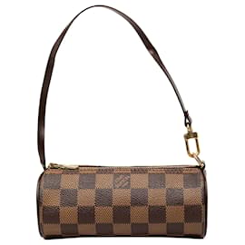 Louis Vuitton Marrone Damier Ebene Papillon Pochette