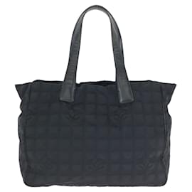 Borsa Tote Chanel Vintage in nylon/pelle