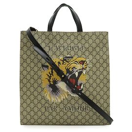 Borsa Tote 2WAY Gucci GG Supreme Tiger