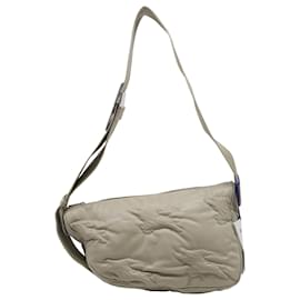 Borsa a tracolla Burberry Medium Shield in pelle verde