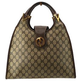 Gucci Vintage Cloth Hobos Stirrup