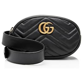 Borsa a tracolla Gucci Matelasse Leather GG Marmont - Taglia 34 / 85