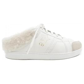 Sneaker Christian Dior KCK369VES in pelle di vitello e shearling di agnello