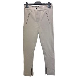 Autre Marque Gentry Portofino Pantalones de mezcla de algodón beige