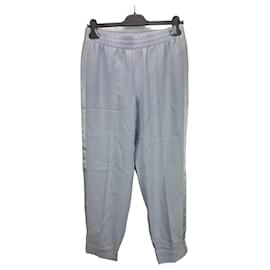 Agnona Jogginghose aus Wollmischung in Hellblau