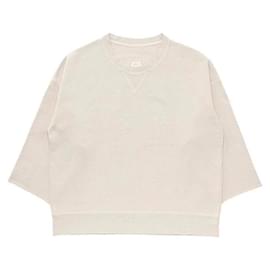 visvim Jumbo SB 3/4 Ärmel Sweatshirt Off White