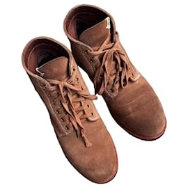 Visvim Brigadier Boots Mid-Folk Camel Wildleder US9 - visvim