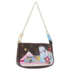 LOUIS VUITTON Vivienne Mini Pochette Accessoires Bolso M81637 LV Auth 189294SM