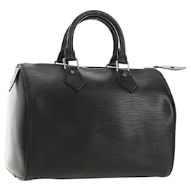 LOUIS VUITTON Epi Speedy 25 Hand Bag Black M59042 LV Auth 187179SAV