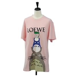 Camiseta LOEWE Studio Ghibli My Neighbor Totoro de Algodón Rosa Auth 167433SM