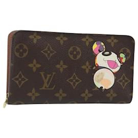 LOUIS VUITTON Monogram Panda Porte Monnaie Zip Long Wallet M61729 LV Auth 188739 - Louis Vuitton