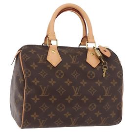 LOUIS VUITTON Monogram Speedy 25 Hand Bag M41528 LV Auth 187968SAV