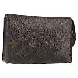 LOUIS VUITTON Monogram Poche Toilette 15 Pouch M47546 LV Auth mr2625
