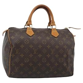 LOUIS VUITTON Borsa Monogram Speedy 30 Hand Bag L002 LV Auth 187950A