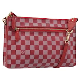LOUIS VUITTON Damier Color Module Clutch Bag Carmine N41306 LV Auth 188716 - Louis Vuitton