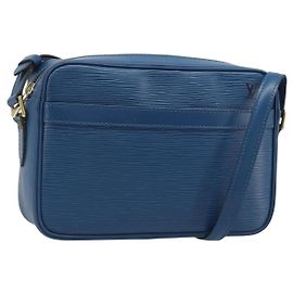 LOUIS VUITTON Epi Trocadero 23 Borsa a tracolla Blu M52305 LV Auth 187309A