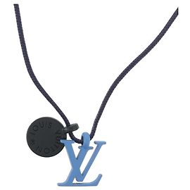 LOUIS VUITTON Collana con ciondoli in metallo On the Go Smalto M63648 Auth 189230V