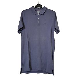 Tommy Hilfiger Denim Herren Polo Blau Grau