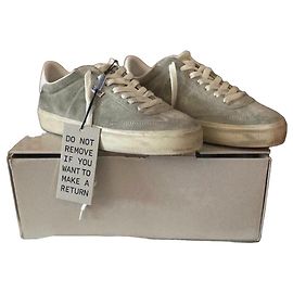 Golden Goose Soul-Star Sneakers in Scamosciato Grigio