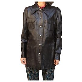 Autre Marque Parise Vintage braune Lederjacke