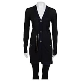 Chanel Cardigan aus Kaschmir und Seide schwarz sz.34 Gebraucht