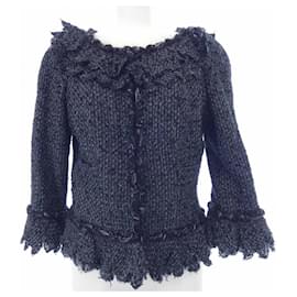 Chaqueta Chanel sin cuello