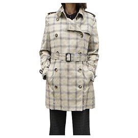 Burberry Gabardina de verano a cuadros
