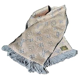 Sciarpa Louis Vuitton Monogram in lana e seta