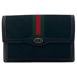 Pochette GUCCI Vintage GG Logo Hardware Sherry Line