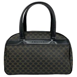 Borsa a mano in pelle Celine Macadam Blazon Triomphe Pattern - Céline