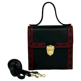 Sac à bandoulière 2-en-1 en cuir avec découpes Yves Saint Laurent